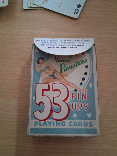 Vargas vanities playing cards - vanities,