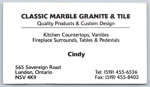 Business card london - card, on